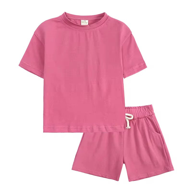 Fucia Pink Shorts Set