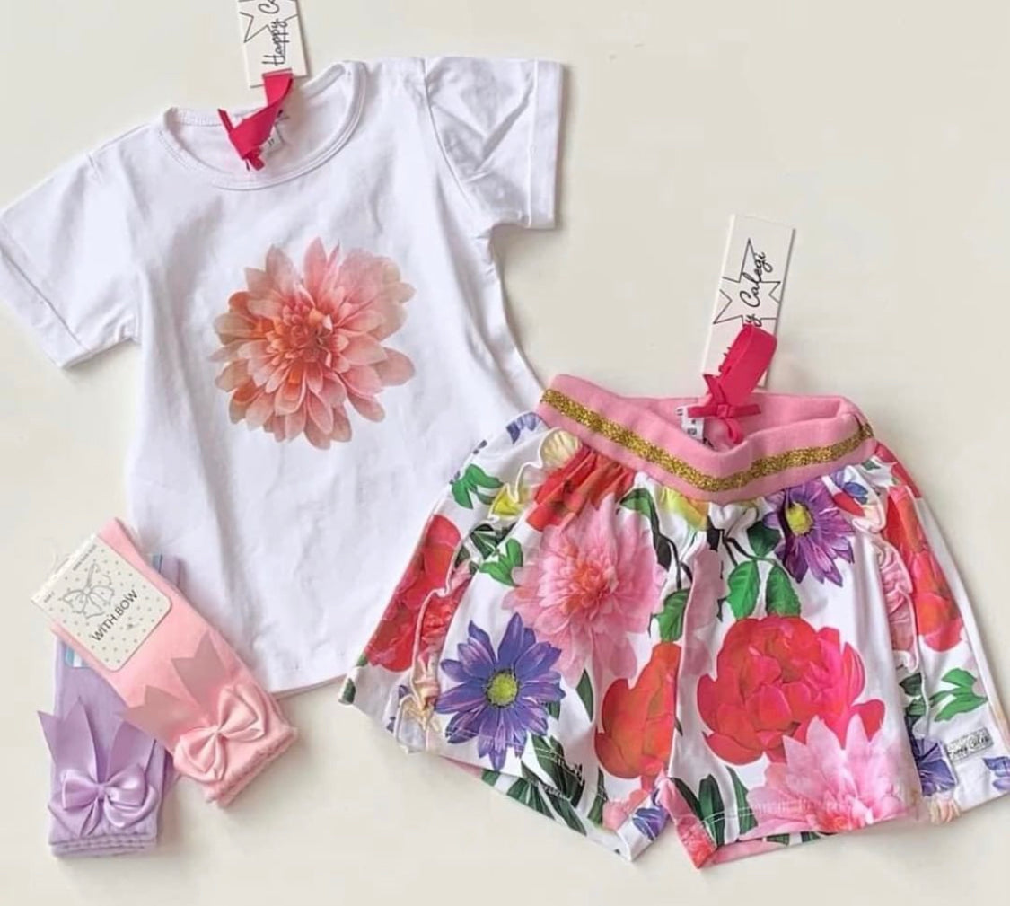 Happy Calegi Avia Shorts Set