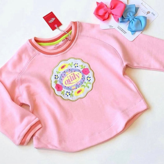 Oilily Solid Rose Sweater